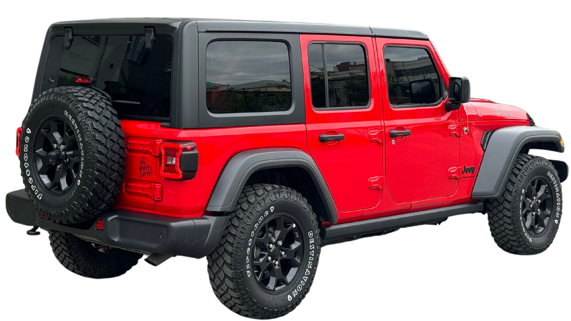 Wrangler красный